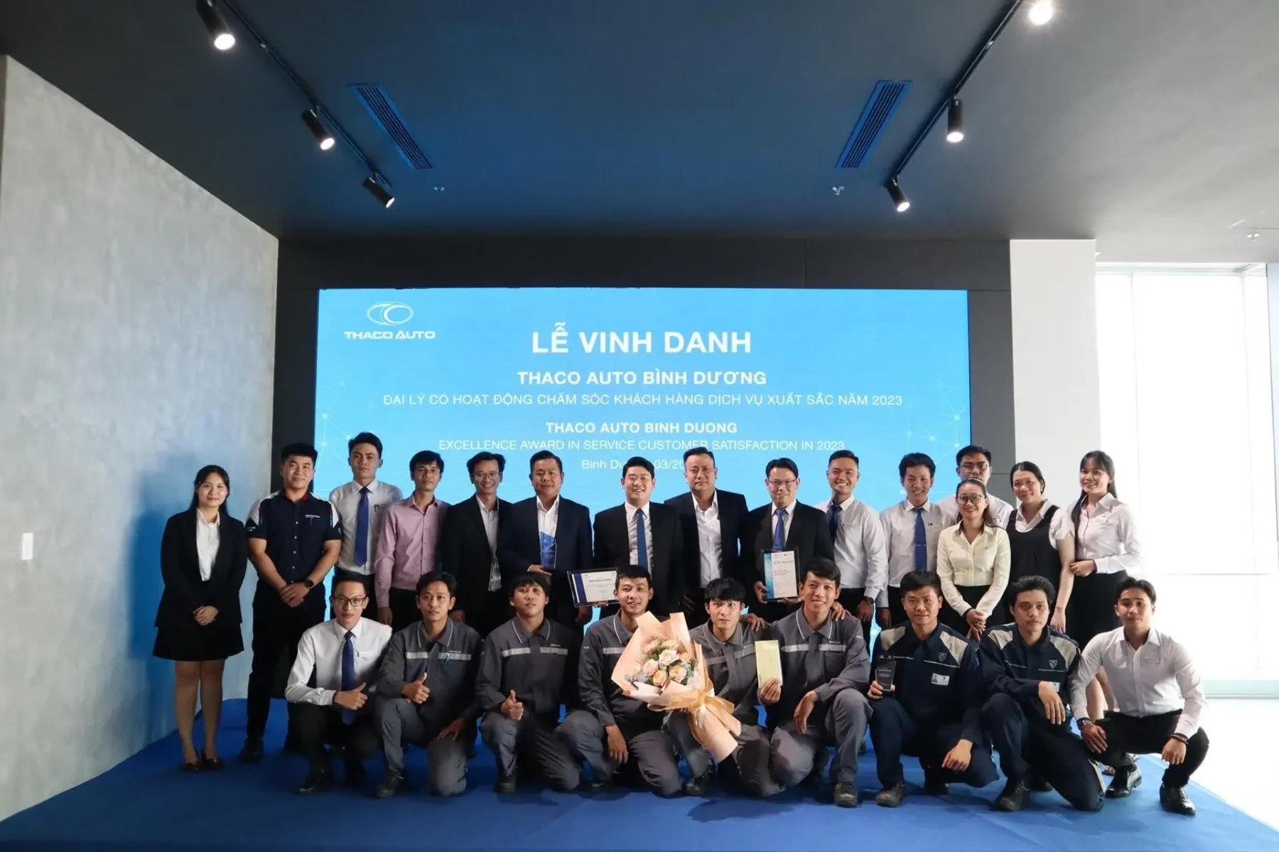 THACO AUTO honors dealerships with excellent customer service in 2023