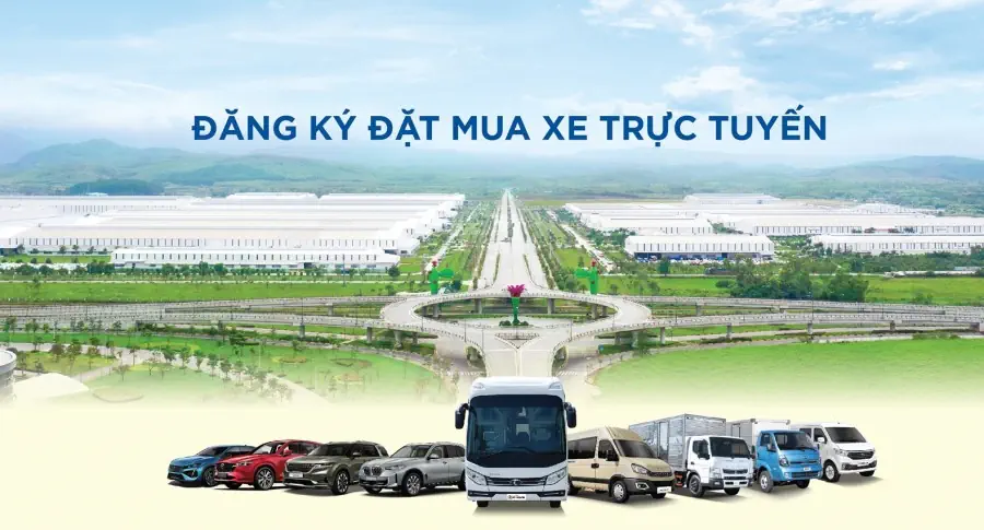 THACO AUTO triển khai tính năng đặt mua xe trực tuyến trên hệ thống website Công ty Tỉnh thành