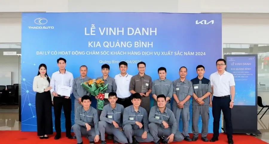 THACO AUTO vinh danh các đại lý chăm sóc khách hàng dịch vụ xuất sắc năm 2024