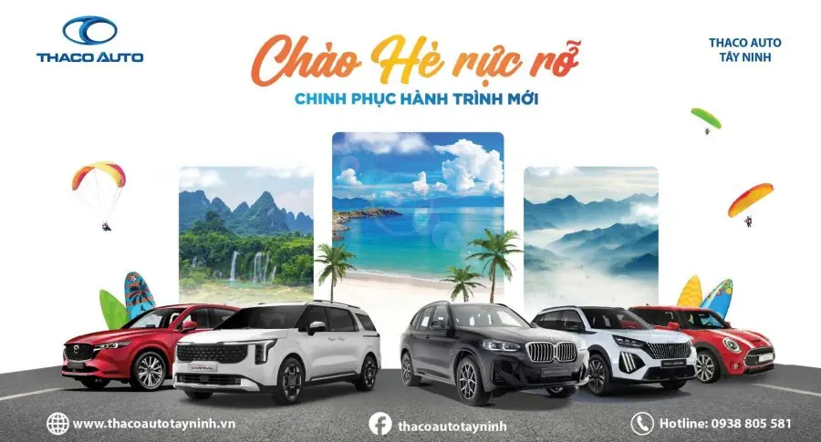TRẢI NGHIỆM HÈ RỰC RỠ CÙNG THACO AUTO VỚI NHIỀU HOẠT ĐỘNG HẤP DẪN