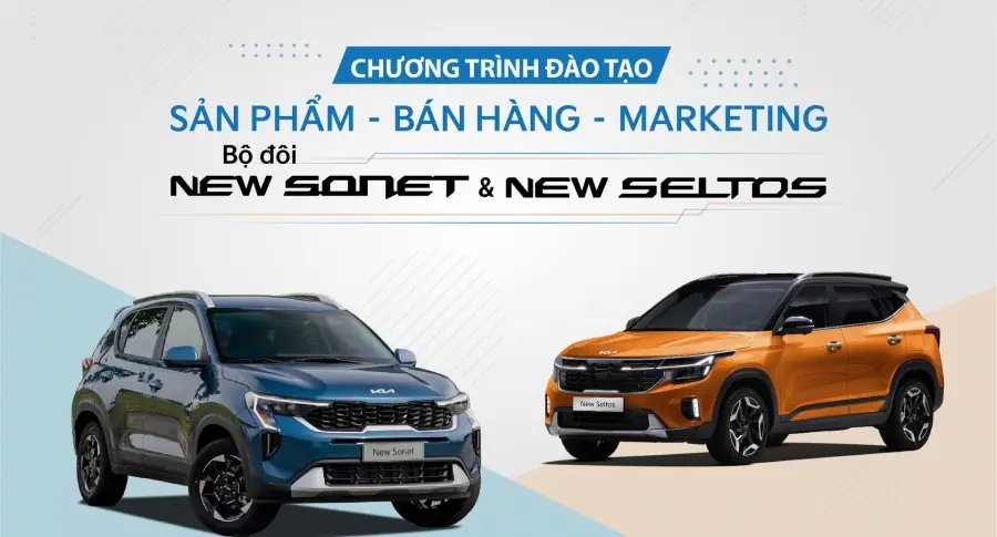 THACO AUTO Quảng Nam tham gia đào tạo kiến thức sản phẩm bộ đôi Kia New Sonet và Kia New Seltos