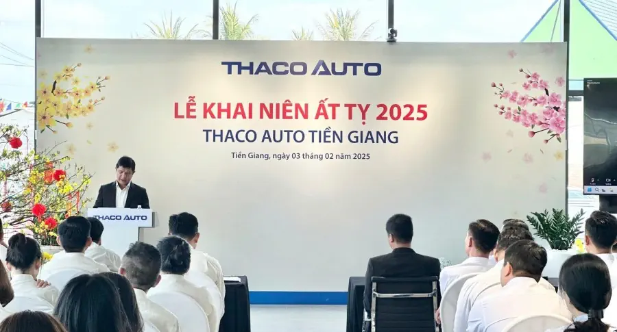 THACO AUTO Tiền Giang tổ chức chương trình Lễ Khai niên Ất Tỵ 2025