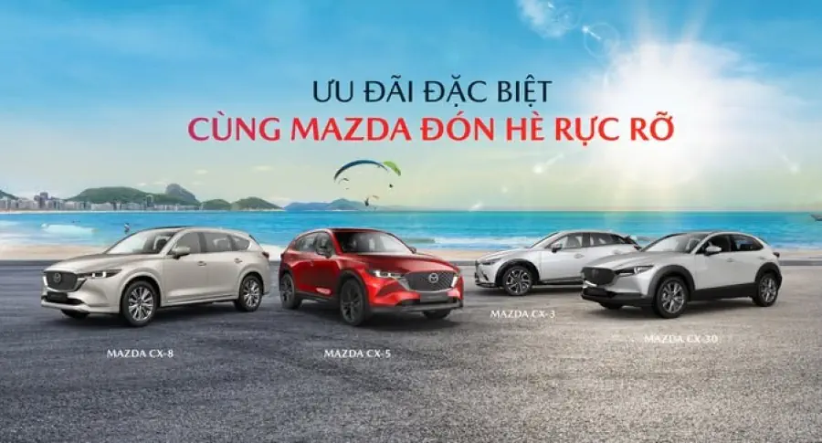 THÁNG 6/2025, MAZDA SUV CAO CẤP ƯU ĐÃI ĐẶC BIỆT CHÀO ĐÓN HÈ