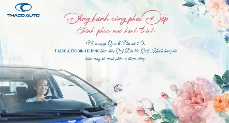 THACO AUTO Bình Dương chúc mừng ngày quốc tế phụ nữ 8/3