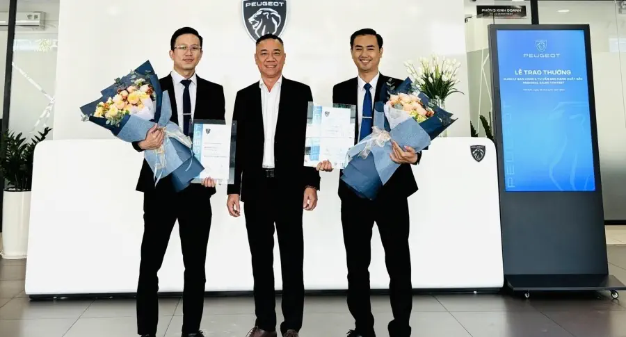 Vinh danh Quản lý bán hàng và Tư vấn bán hàng xuất sắc trong cuộc thi Regional Sales Contest từ Tập đoàn Stellantis