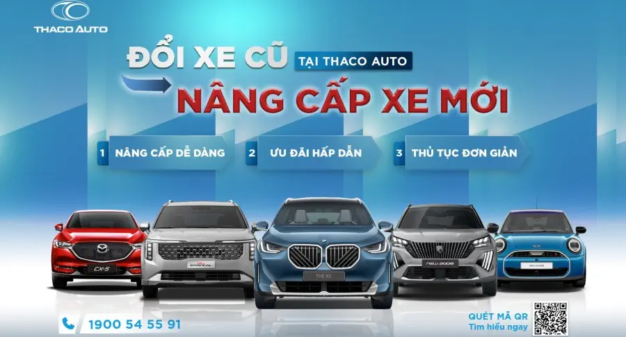 Thu cũ - Đổi mới: giải pháp nâng cấp xe toàn diện, tối ưu chi phí tại THACO AUTO
