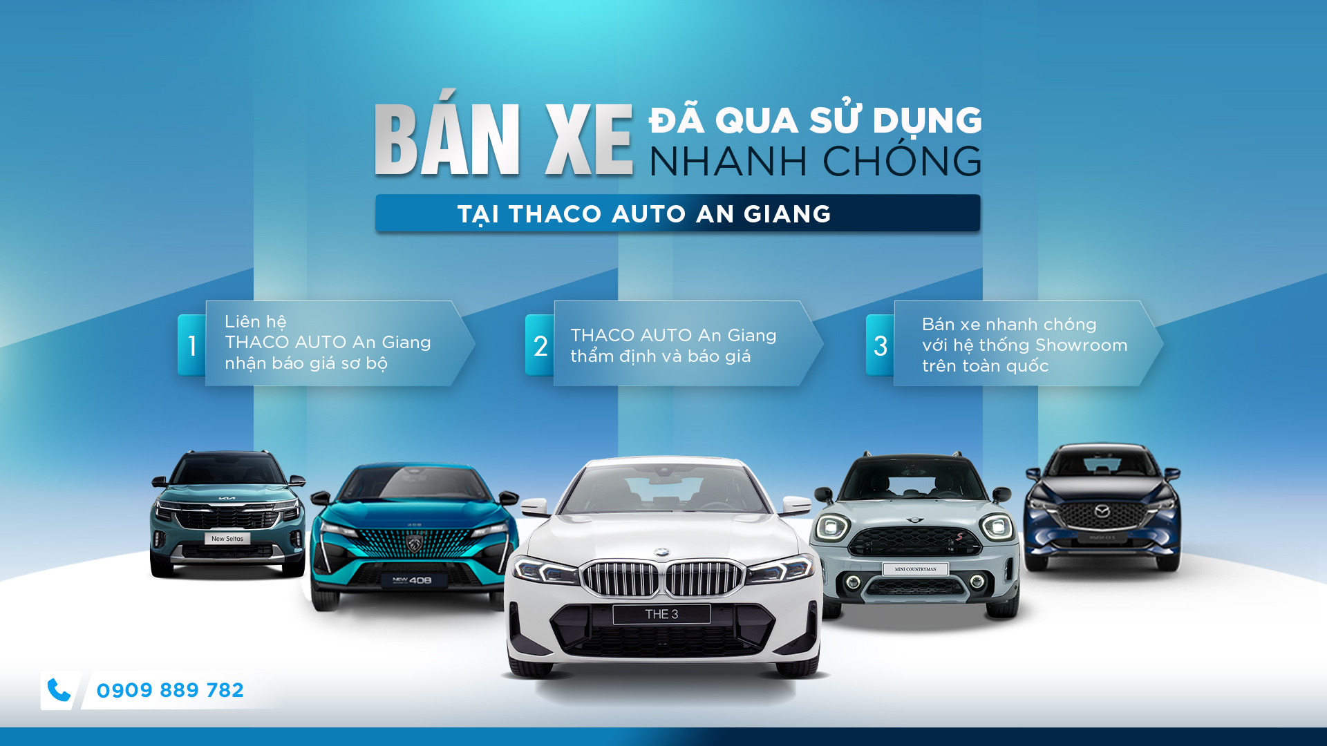 Bán xe đã qua sử dụng nhanh chóng tại THACO AUTO An Giang