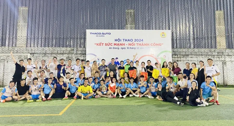 THACO AUTO An Giang khép lại Hội thao năm 2024 với nhiều dấu ấn đẹp