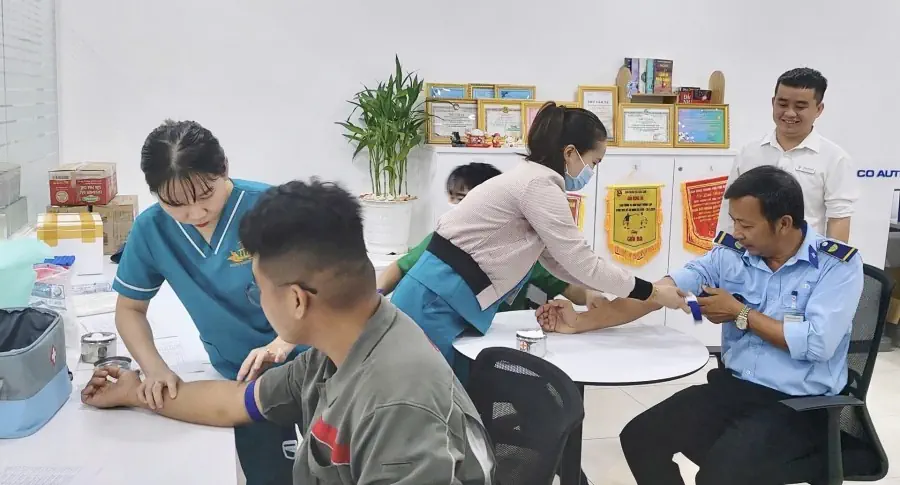 THACO AUTO Kiên Giang tổ chức khám sức khỏe định kỳ cho CBNV năm 2024