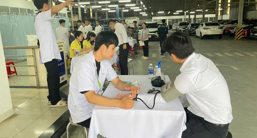 THACO AUTO Bạc Liêu tổ chức khám sức khỏe định kỳ cho CBNV năm 2024