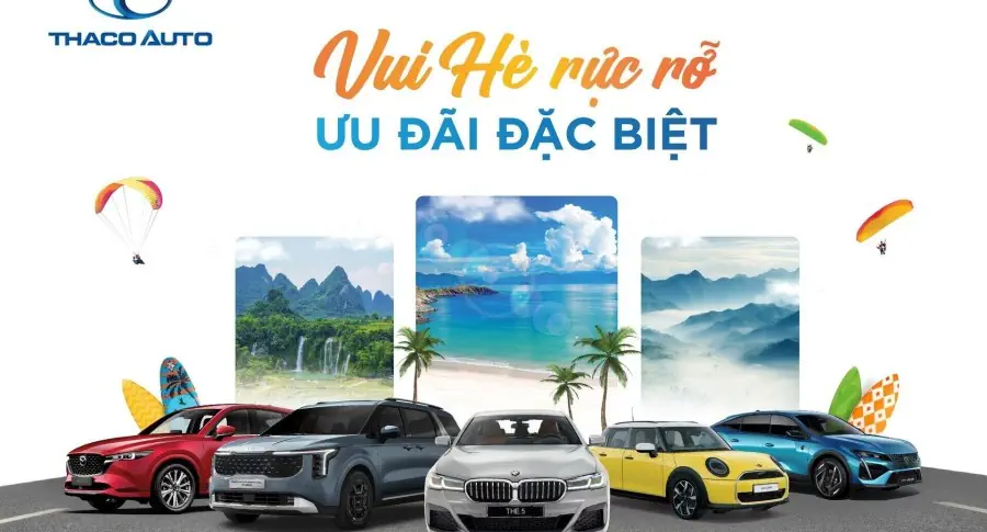 THACO AUTO ƯU ĐÃI ĐẶC BIỆT CHO NHIỀU DÒNG XE