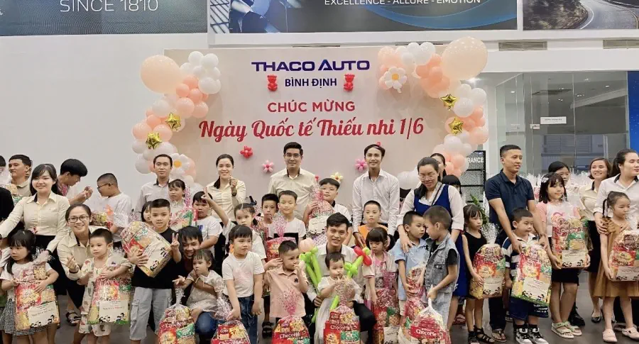 Quốc tế Thiếu nhi 1/6 đáng nhớ tại THACO AUTO Bình Định