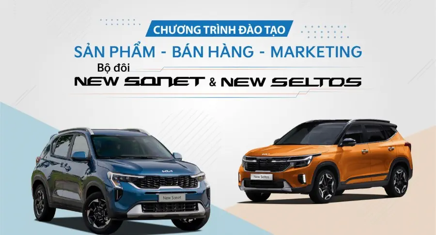 THACO AUTO Bình Định tham gia đào tạo kiến thức sản phẩm bộ đôi Kia New Sonet và Kia New Seltos