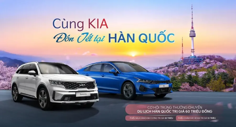 THACO AUTO BÌNH ĐỊNH triển khai chương trình “Cùng Kia đón Tết tại Hàn Quốc”