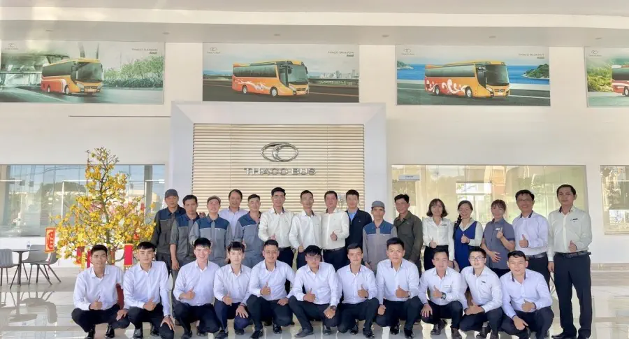 Phấn khởi những ngày đầu năm mới tại THACO AUTO Bình Định