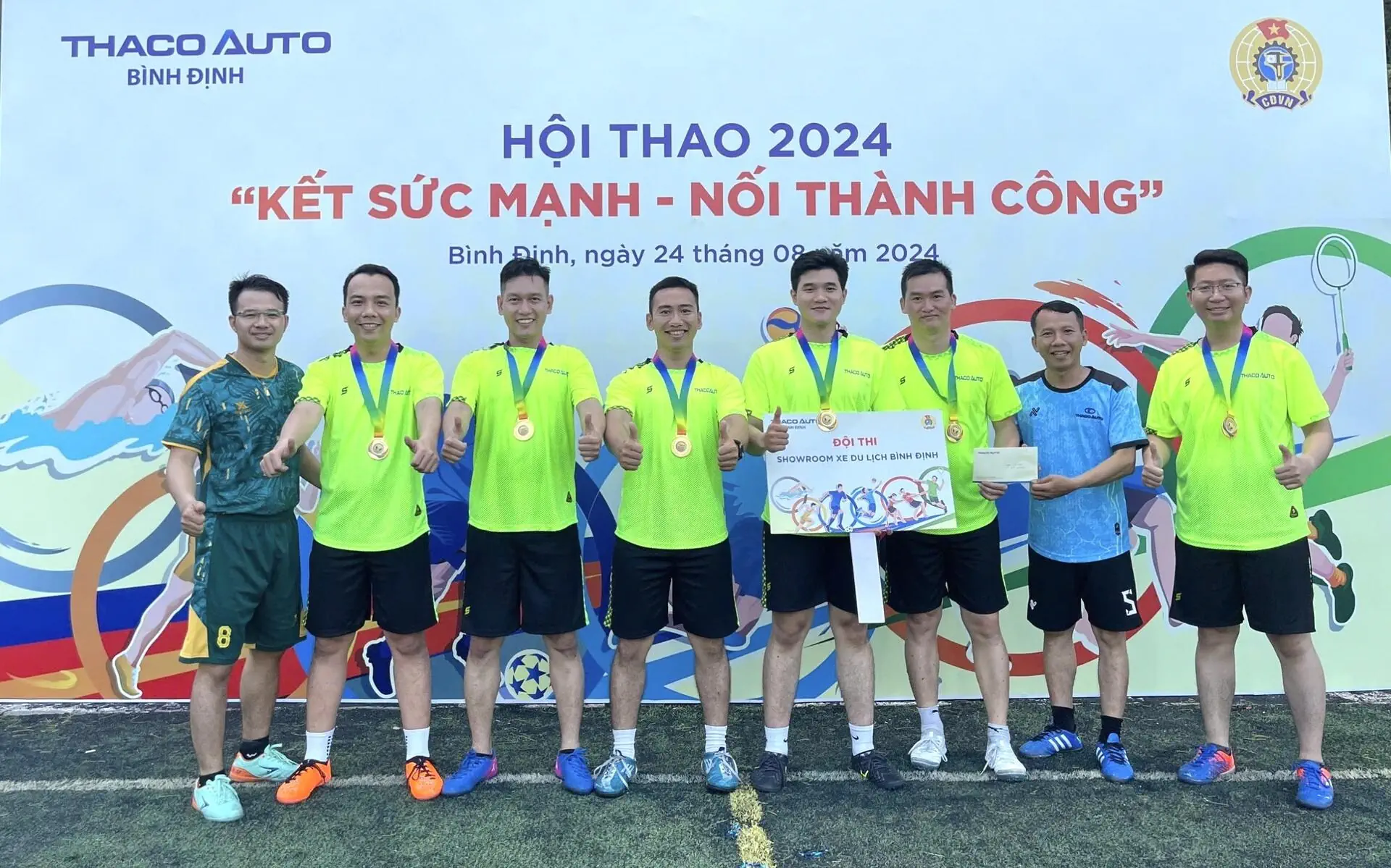 THACO AUTO Bình Định - khép lại Hội thao năm 2024 với nhiều dấu ấn đẹp