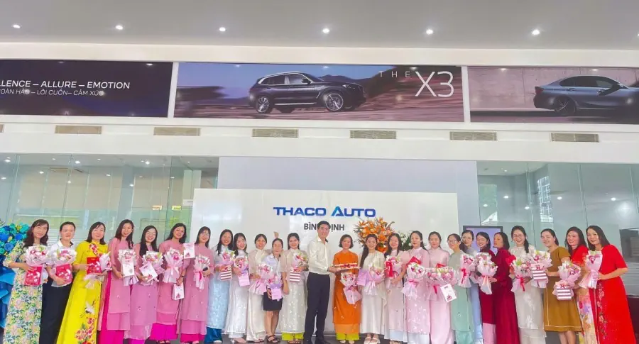 Nữ CBNV THACO AUTO Bình Định rạng rỡ trong Ngày Phụ nữ Việt Nam 20/10
