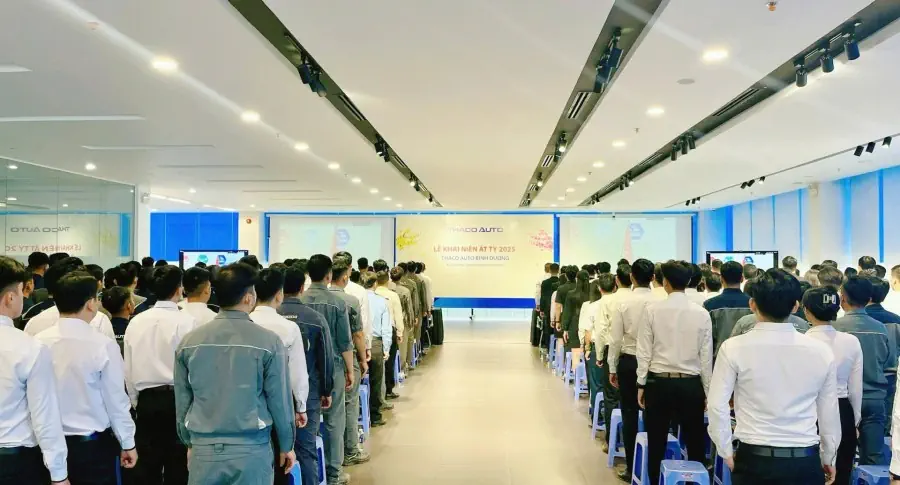 THACO AUTO Bình Dương tổ chức chương trình Lễ Khai niên Ất Tỵ 2025