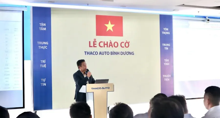 CHÀO CỜ THÁNG 5 - NÉT ĐẸP TRUYỀN THỐNG TẠI THACO AUTO BÌNH DƯƠNG