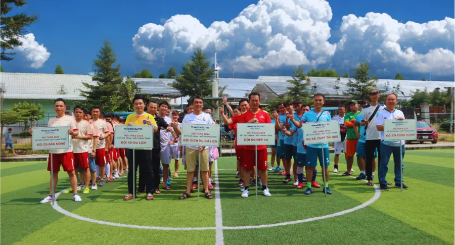 THACO AUTO Bình Phước khép lại Hội thao năm 2024 với nhiều dấu ấn đẹp