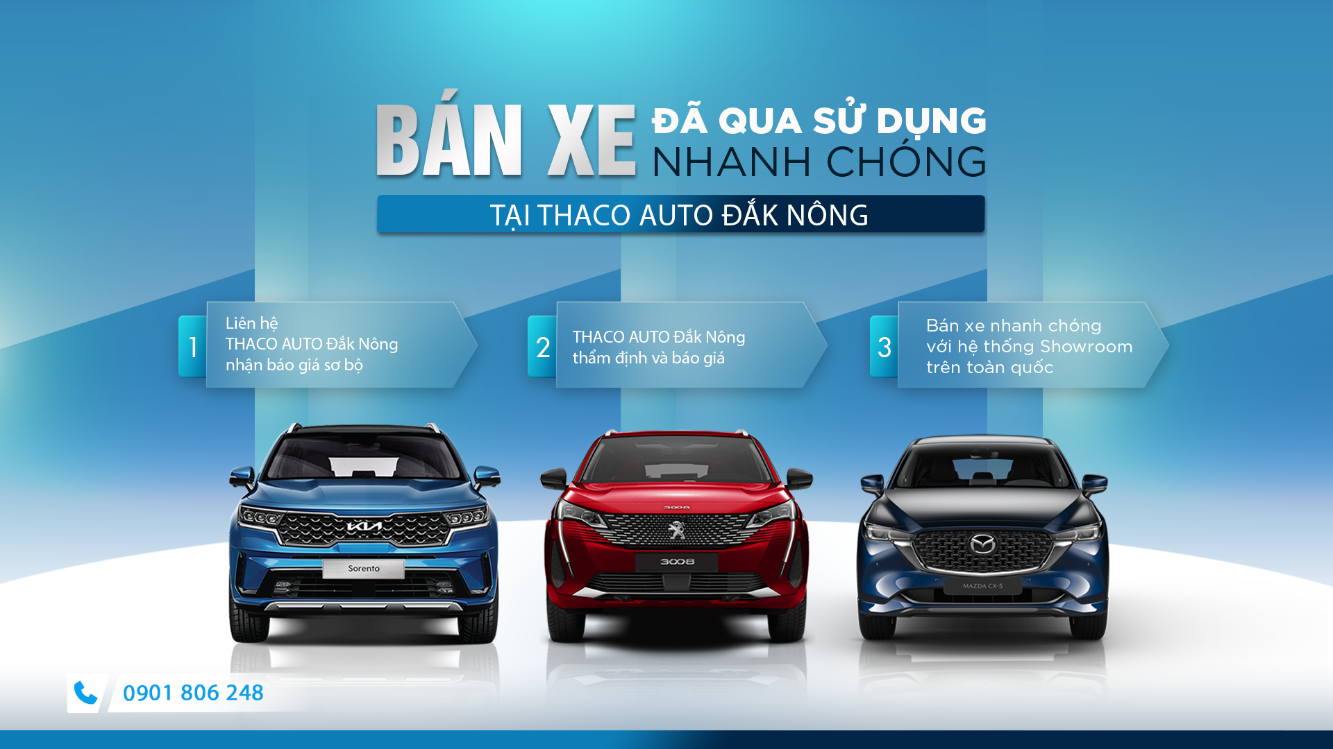 Bán xe đã qua sử dụng nhanh chóng tại THACO AUTO ĐẮK NÔNG