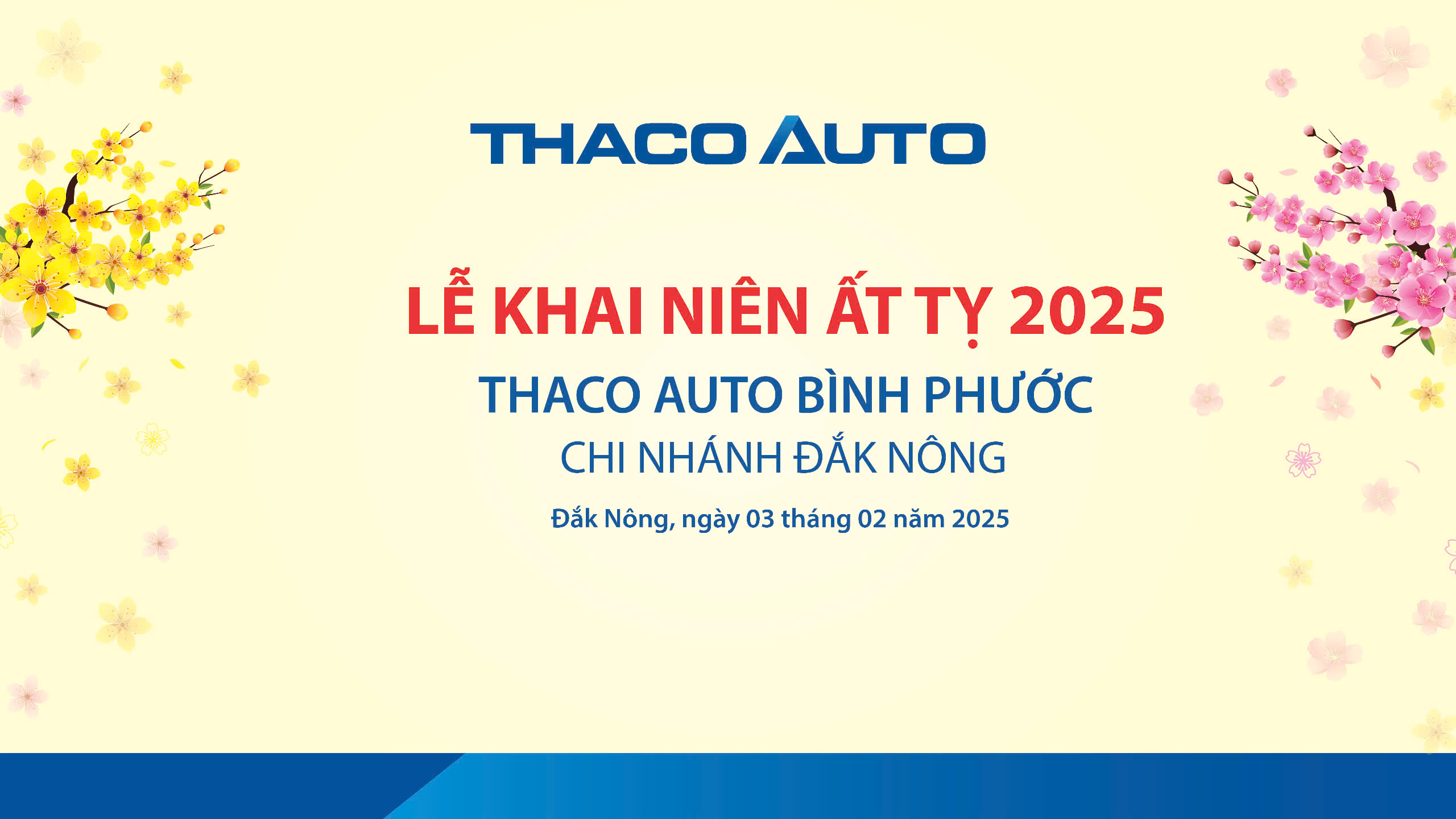 THACO AUTO Đắk Nông tổ chức chương trình Lễ Khai niên Ất Tỵ 2025