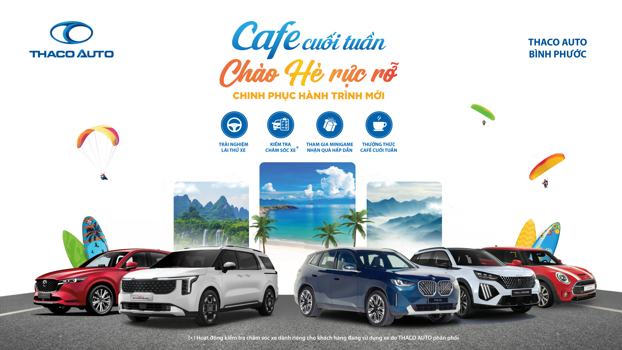 TRẢI NGHIỆM HÈ RỰC RỠ CÙNG THACO AUTO BÌNH PHƯỚC VỚI NHIỀU HOẠT ĐỘNG HẤP DẪN