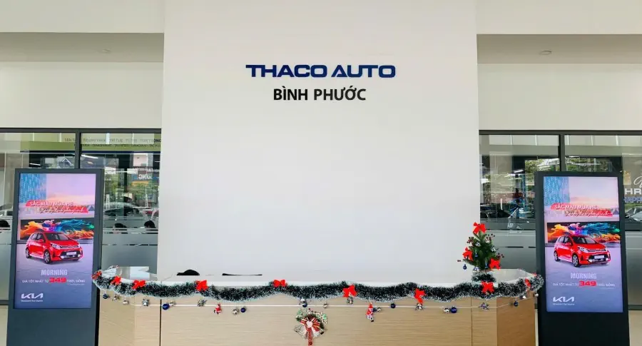THACO AUTO Bình Phước "khoác áo mới" chào đón Giáng sinh 2024