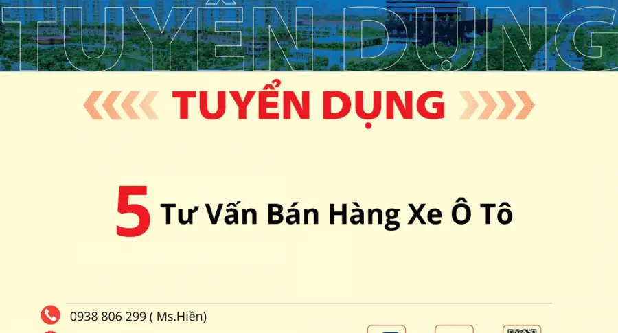 THACO AUTO Bình Phước tuyển dụng