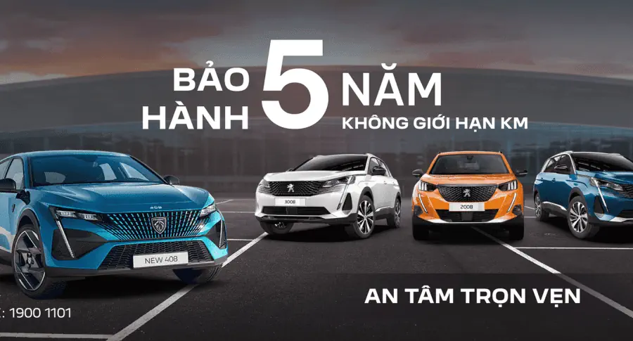 THACO AUTO ĐỒNG HÀNH CÙNG KHÁCH HÀNG SỞ HỮU XE DU LỊCH VỚI CHÍNH SÁCH BẢO HÀNH 5 NĂM