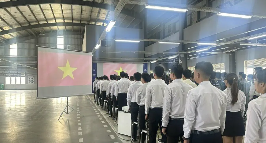 Lễ chào cờ tháng 6: THACO AUTO Bình Tân sẵn sàng bứt phá tháng cuối Quý II/2024