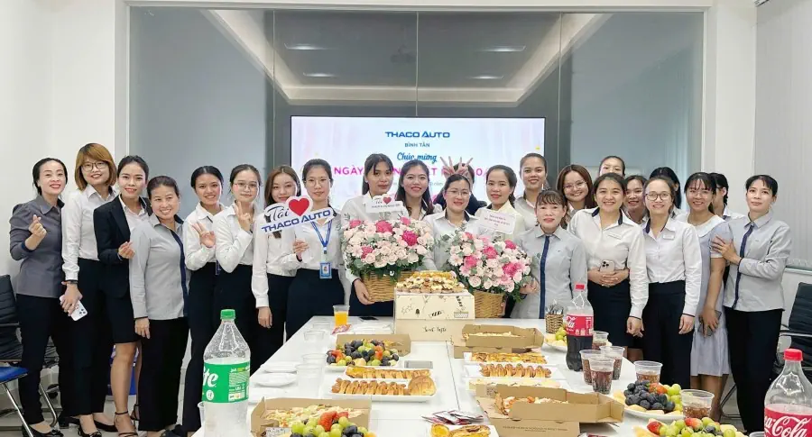 Nữ CBNV THACO AUTO Bình Tân rạng rỡ trong Ngày Phụ nữ Việt Nam 20/10