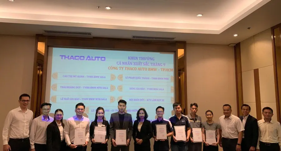 Lễ chào cờ tháng 10: THACO AUTO BMW - HCM sẵn sàng bứt phá trong Quý IV/2024