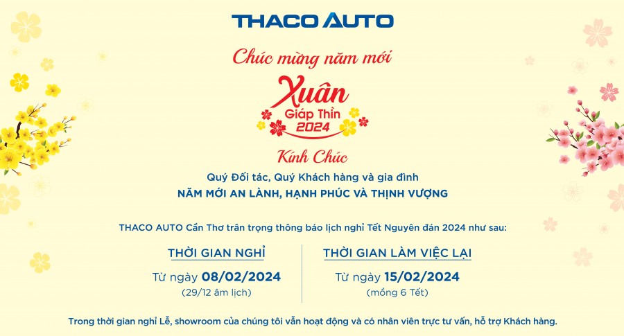 THÔNG BÁO LỊCH TRỰC TẾT NGUYÊN ĐÁN 2024