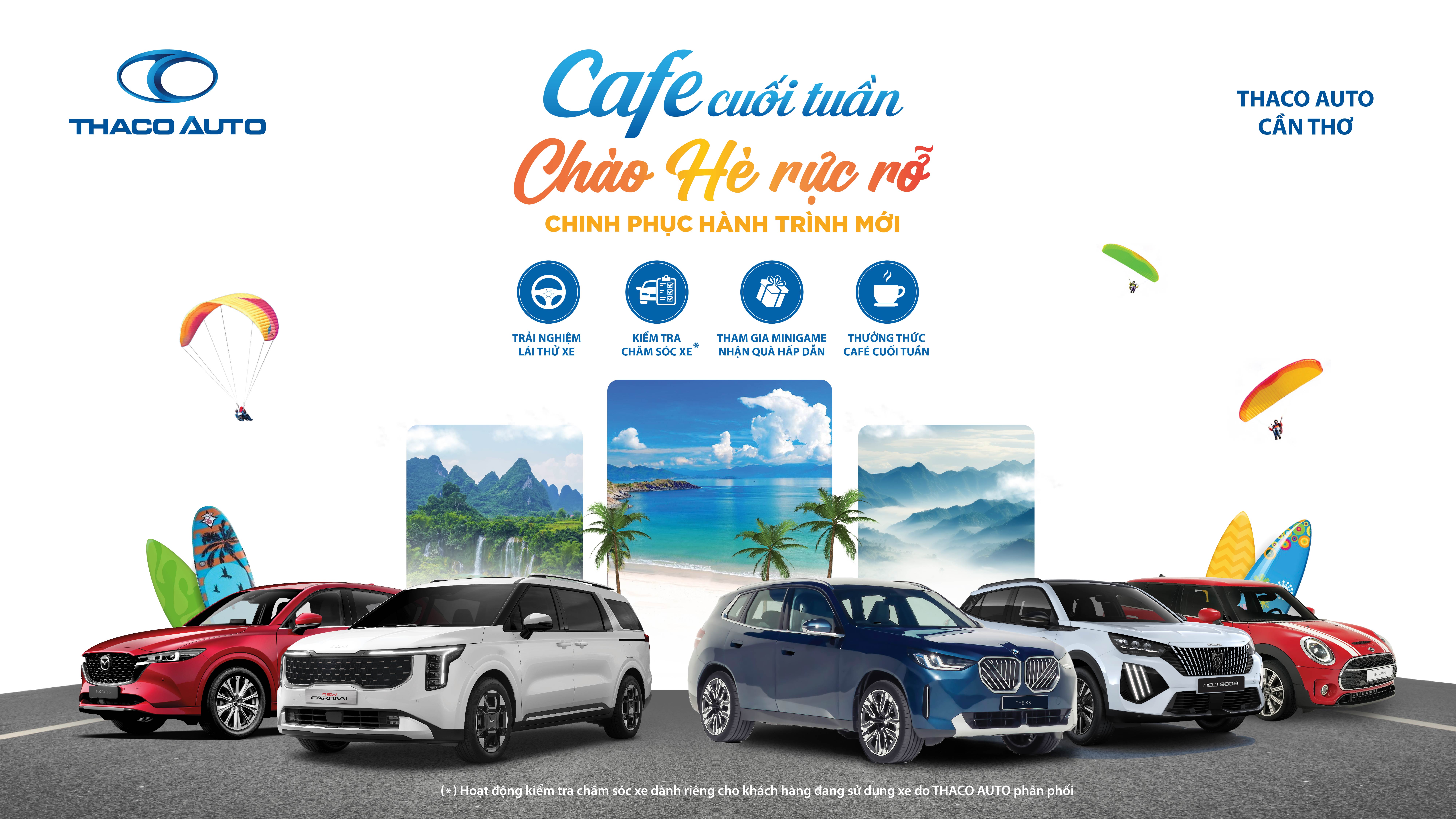 TRẢI NGHIỆM HÈ RỰC RỠ CÙNG THACO AUTO CẦN THƠ VỚI NHIỀU HOẠT ĐỘNG HẤP DẪN