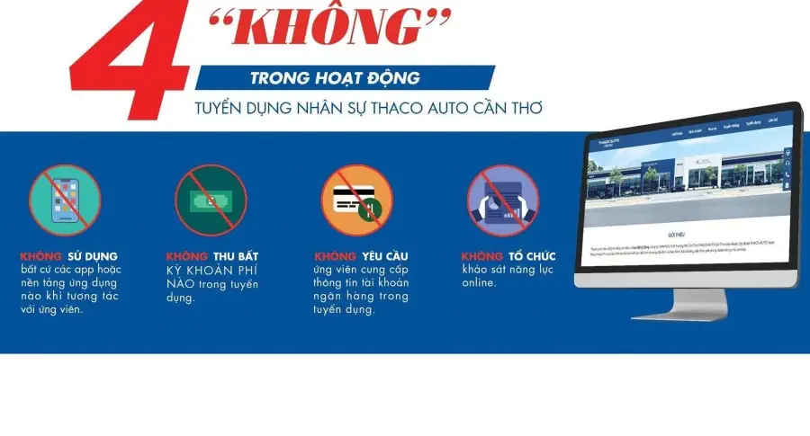 CẢNH BÁO GIẢ MẠO TUYỂN DỤNG