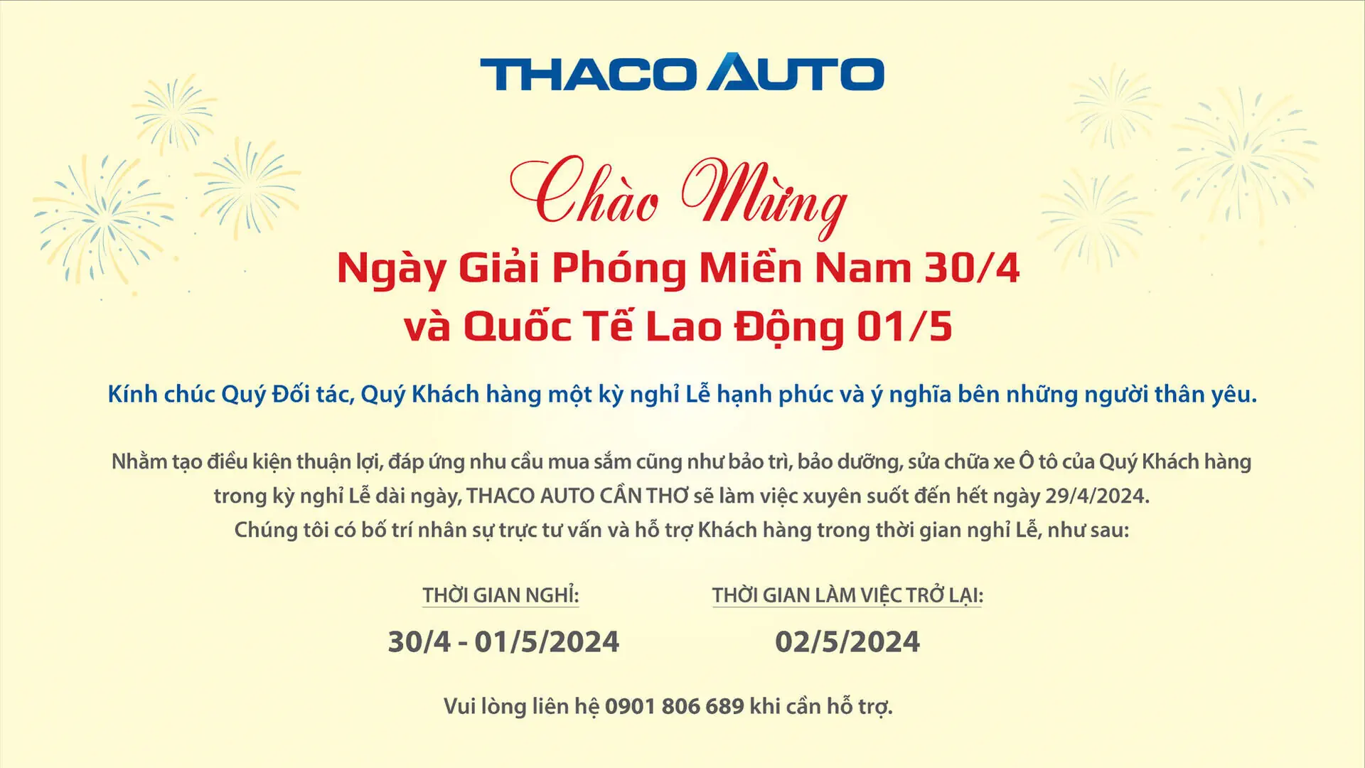 CHÀO MỪNG NGÀY GIẢI PHÓNG MIỀN NAM 30/04 VÀ QUỐC TẾ LAO ĐỘNG 01/05