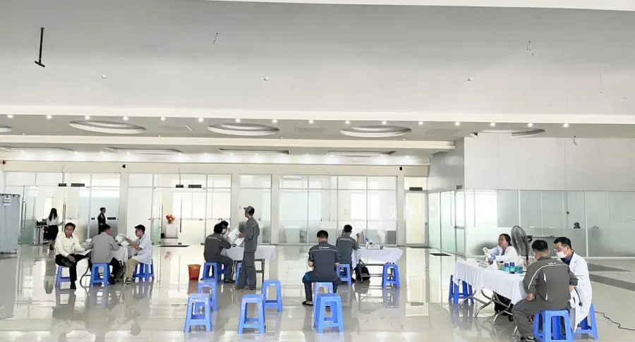 THACO AUTO Trà Vinh tổ chức khám sức khỏe định kỳ cho CBNV năm 2024