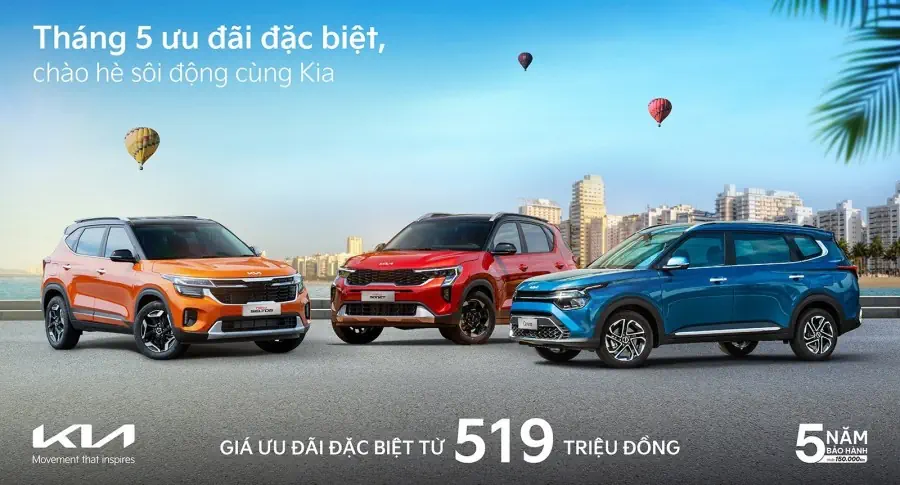 THÁNG 5 ƯU ĐÃI ĐẶC BIỆT, CHÀO HÈ SÔI ĐỘNG CÙNG KIA
