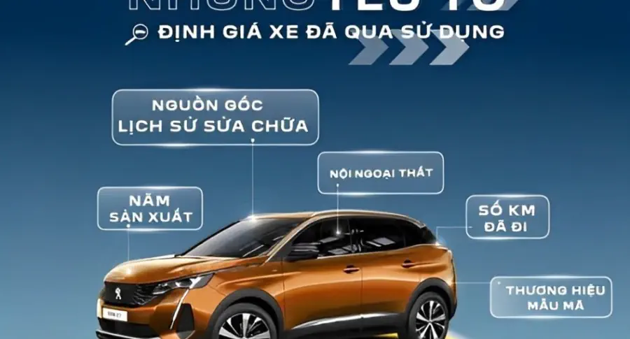 Những yếu tố nào để định giá xe qua sử dụng?