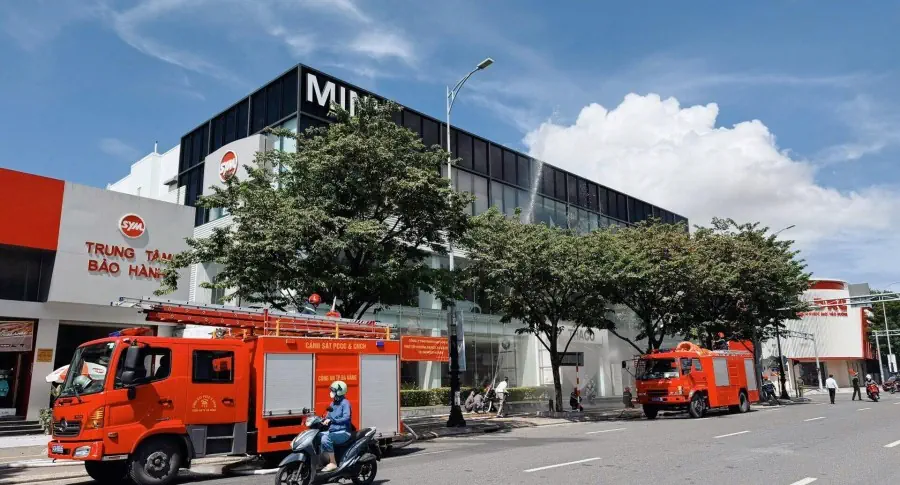 Diễn tập PCCC tại Showroom BMW Đà Nẵng