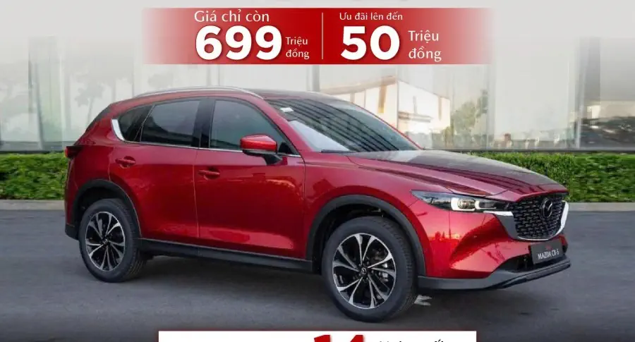 SỞ HỮU MAZDA CX-5 VỚI GIÁ CHỈ TỪ 699 TRIỆU ĐỒNG – ƯU ĐÃI LÊN ĐẾN 50 TRIỆU TRONG THÁNG 6
