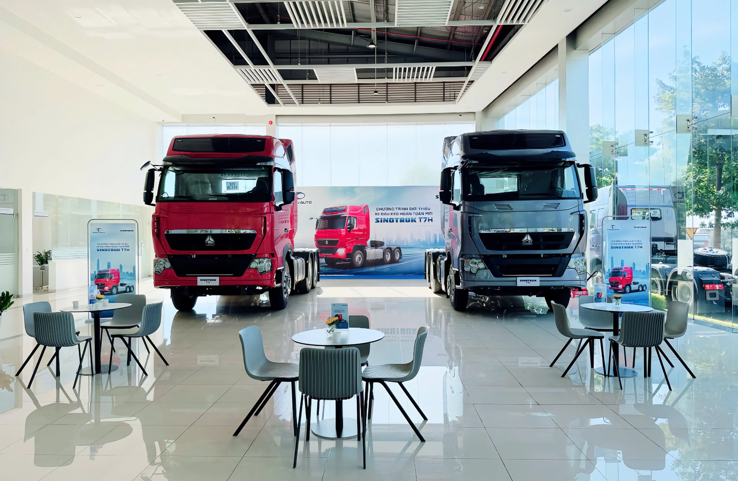 THACO AUTO Đắk Lắk tổ chức sự kiện trưng bày & giới thiệu xe đầu kéo Sinotruck T7H