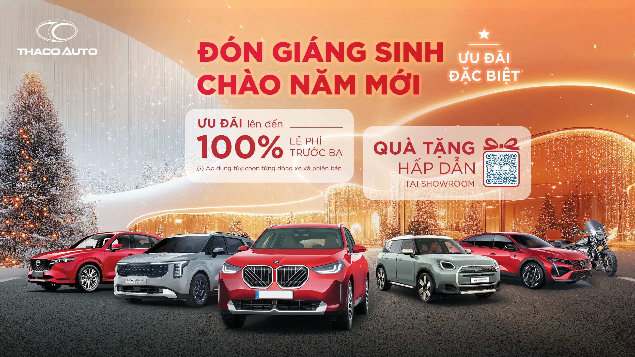 Đón Giáng sinh, Chào năm mới - Ưu đãi và quà tặng đặc biệt cùng THACO AUTO Đắk Lắk