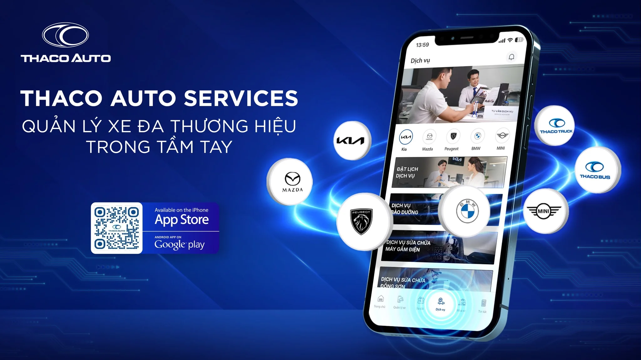 THACO AUTO Services – Quản lý xe đa thương hiệu trong tầm tay tại THACO AUTO Đắk Lắk