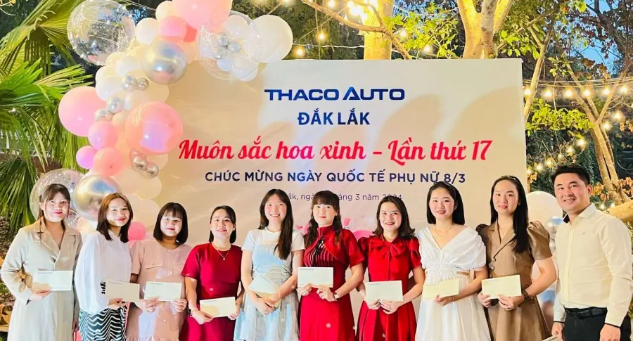 THACO AUTO Đắk Lắk tổ chức chương trình “Muôn sắc hoa xinh – lần thứ 17 năm 2024"