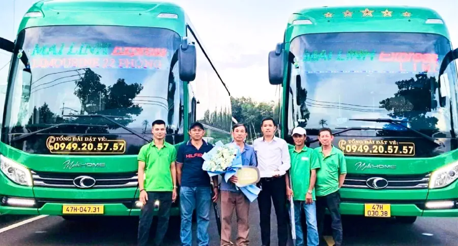 THACO AUTO Đắk Lắk bàn giao 02 xe New Mobihome Premium TB24A cho nhà xe Mai Linh - Buôn Hồ