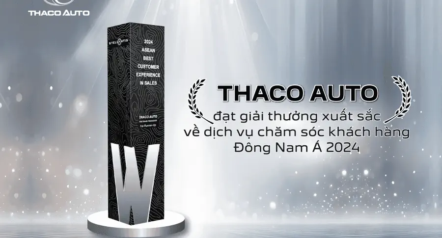 THACO AUTO đạt Giải thưởng xuất sắc về Dịch vụ chăm sóc khách hàng khu vực Đông Nam Á năm 2024