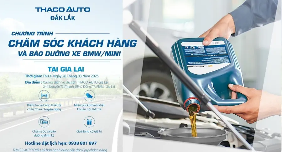 Kết nối khách hàng chương trình Mobile Service cùng THACO AUTO Đắk Lắk
