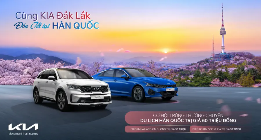 THACO AUTO Đắk Lắk triển khai chương trình “Cùng Kia đón Tết tại Hàn Quốc”